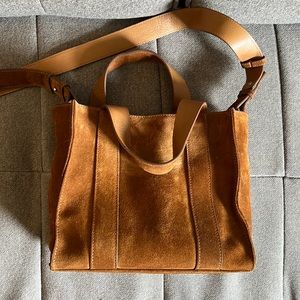 Sezane suede crossbody bag 🍂🤎
